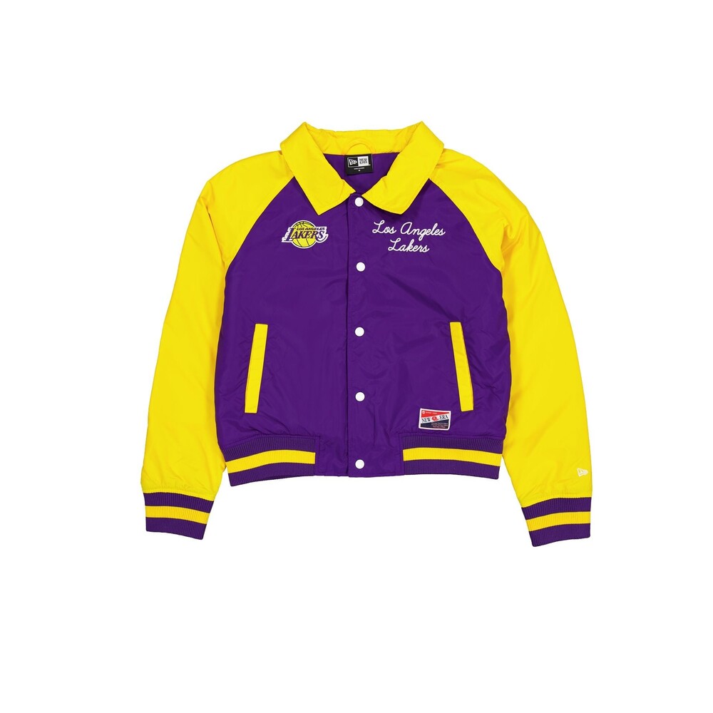 New Era Los Angeles Lakers Throwback Women's Jacket - Size S